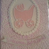 Welcome Baby Girl! A cake for a girl at work..