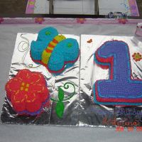 One Made this one for my daugther's first birthday. Same design as the theme.