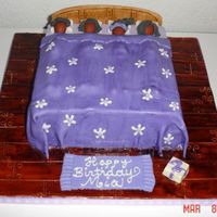 Sleepover Cake Gumpaste Headboard. I was so afraid of messing up the girls faces so I decided to go 'Annie Lee-ish' and leave them blank. I had...