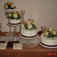 Chocolate Ribbons And Scrolls I was so nervous about the scrolls. But by the third cake, I finally got the hang of it. All Lemonilla cake - Vanilla IMBC. 6 filled with...