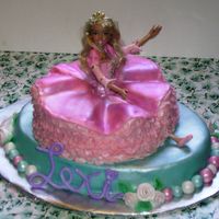 Barbie Dancing Princesses Inspired by Debbie Brown's Sugar Plum Fairy. We had some issues with her skirt initially looking too small, so we added another layer...