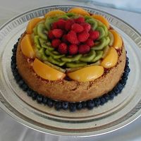 The Fruit Flower Cheesecake 