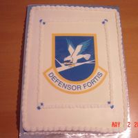 Air Force Security Forces Cake I made this cake for the USAFE Security Forces Converence in Ramstein, Germany. It was an 11x15 cake with an edible image.