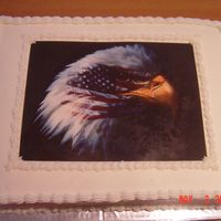 Air Force Securiy Forces This was another cake I made for the USAFE Security Forces Convention at Ramstein, Germany. It was an 11x15 cake with an edible image.