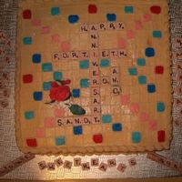 40Th Anniversary Scrabble Board 