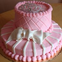Pink Princess Cake Very Simple, but I think it comes out cute each time.
