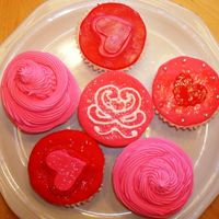 Pretty Cupcakes I used cupcake dummies to make these, which accompanied a cake dummy castle for a display.