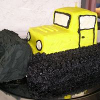 Digger Cake, Front End Loader This was for my sons 3rd birthday. He is a total digger fan! I will post a pic of the finished cake...don't know why I didn't...