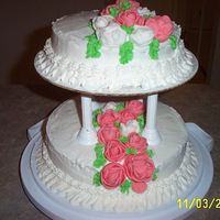 First Tiered Cake 