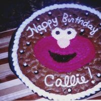 Elmo Birthday Cookie I make this for my 2 year old daughter's birthday.