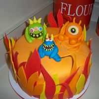 Monsters Thanks for all the help with ideas and inspiration....this is what me and my sister came up with!