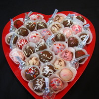 Cake Balls Red Velvet, Strawberry, and Coconut Cake Balls. The silver ones are the Oreo Kisses from Bakerella's website. Very Lethal!