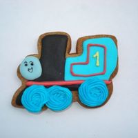 Thomas Tank I made this with royal ice to my little nephew