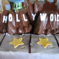Hollywood Cake My friend wanted a hollywood theme. I made 3 singers but I forgot to take a picture.