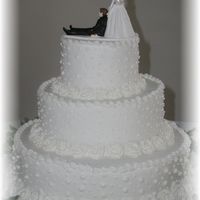 Kelli's Cake Design from Wilton with humorous topper.