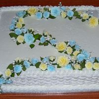 Another Unconventional Wedding Cake Did 1 like this last year and this bride was at that wedding and wanted basically the same cake. We put a gazebo on this on decorated with...