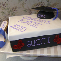 Shoe Box Cake This was a cake i made for a creidt for school. My teacher helped me get a single missing credit and for the project she gave a client with...