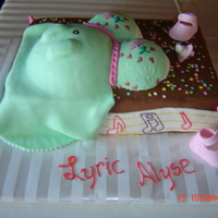 Baby Belly And Feet I made this for my husbasnds culinary class friend. His wife and he were having their first baby named Lyric. they wanted a chocolate cake...