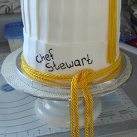 Chef Hat My Hubby graduated this Spring from Culinary school. I made him a Chef Jacket a couple years ago for his bday, a plate of food last bday...