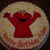 Elmo Birthday Cake 