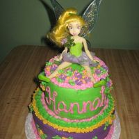 Tinkerbell All buttercream - and the cake was strawberry. It was a massive hit!