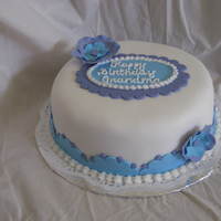 Grandma Birthday cake for a friend's granny.