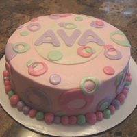 Baby Shower Cake Last minute cake for a friend of mine throwing a baby shower. Triple chocolate fudge cake with oreo filling. All accents are MMF.