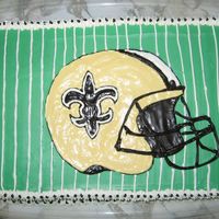 New Orleans Saints Cake 