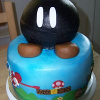 Bomb Bomb Cake this was for my son's 8th birthday. i wasn't too thrilled about doing a super mario brothers cake for the third year in a row and...