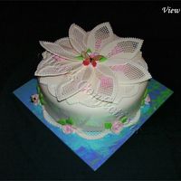 Laura's Birthday Cake Thank you to randel for the idea when I saw her flawless cake and to Kate Venter for her original design.