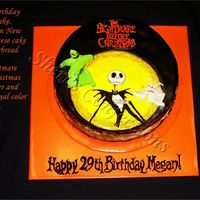 Nightmare Before Christmas Birthday Cake 