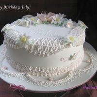 July Special Birthday Cake This birthday cake I made for all my friends and family, including me, who are sharing the same birth month this year. Happy Birthday!