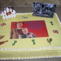 Beverly Hillbillies Birthday party theme was the Beverly Hillbillies. The black & white photo is from the internet, I added the birthday girl to the photo...