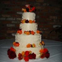 Ivory Swirl All buttercream and I did NOT do the flowers. Last time that happens