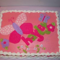 Baby Shower Cake This is a photo of a baby shower cake I made for my daughter-in-law. I got inspiration for the design from the napkins she was using at the...