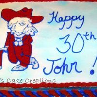 Ole Miss Rebel This was my first attempt doing a rebel. He turned out good, but now that I look closer...my borders are a little crooked! Oh well, I will...