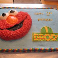 1St Birthday Elmo Cake 