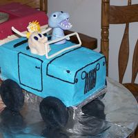 Jeepster, Birthday For 3 Guys the guys restore old jeepsters, and so i made this for their birthday. My husband is the couch potato, the boss man's nickname is T-...