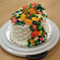 Class 2 Final Cake This is the one side of my class 2 final cake. I had a lot of fun making this.