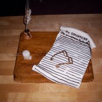 100_0171.jpg MMF covered, scroll, and inkwell. Chocolate glasses painted with luster dust.