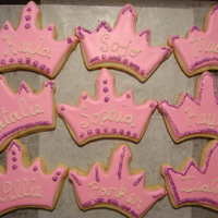 Princess Favors Personalized princess cookies for party favors.