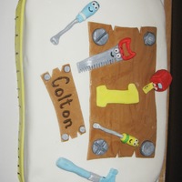 Handy Mandy WASC, buttercream Icing and fondant.