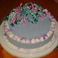 Purple Birthday Cake this is a simple cake for a little girls birthday
