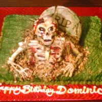 Graveyard Suprise This was for a Halloween Birthday. I gave them the option of "Cartoon" or "Horror Movie" Style...they went for "...