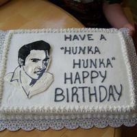 Hunka Hunka Elvis Cake i made this a few months ago but just got ahold of the pic! i cant even rememeber what the cake was! haha... but they loved it! i still...