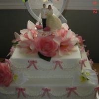 50Th Wedding Anniversary Display Cake 