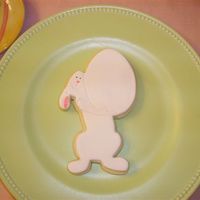 Bunny Holding Egg NFSC, MMF. This one I left the egg plain. I'm posting a photo of some with decorated eggs.