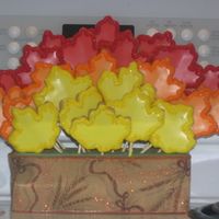 Fall Leaves This is an example of a project gone wrong but then gone right again! This was supposed to be a Wilton Turkey cookie bouquet but when I...