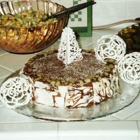 Christmas Tree I am 17 years old and learned to decorate cakes less than a year ago. This is a picture of a cake I did for Christmas at my Grandmother&#...