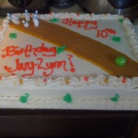 Bowling Party Cake This was a last minute cake for a friend of mine's daughter...got it baked, cooled and decorated in 4 hours! Thank goodness for the...